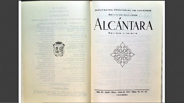 La Diputación digitaliza la revista cultural extremeña Alcántara