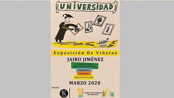 Jairo Jiménez expone “Universidad” en el Campus de Plasencia