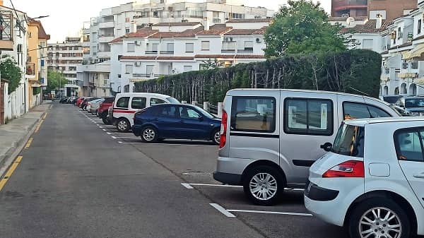Aumentan a 45 los aparcamientos en la calle Puerto del Escudo