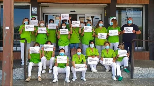 El servicio de limpieza del Hospital Campo Arañuelo reivindica mejoras en su convenio