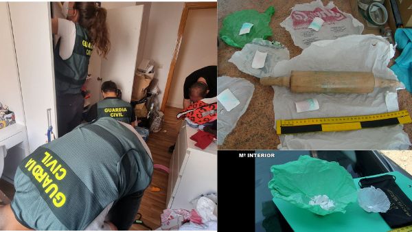 Detenidos un hombre y una mujer, con 102 dosis de cocaína en Montehermoso