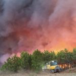 En el incendio de Sierra de Gata se ha evacuado a la población de Torre de Don Miguel