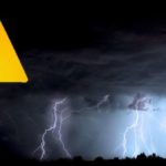 Alerta Amarilla por lluvias y fuertes tormentas