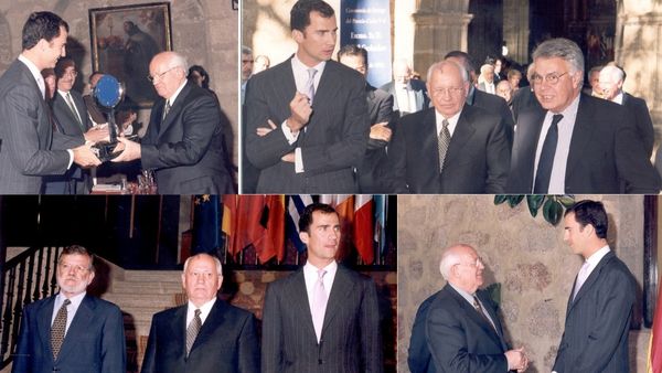 La Fundación Yuste lamenta la muerte de Mijaíl Gorbachov, Premio Europeo Carlos V en 2002