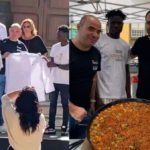Gibello cocina con éxito 5 fideuás solidarias en la Ciudad del Drago