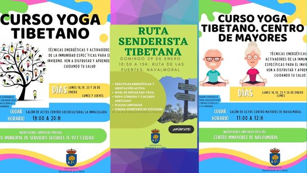 La Concejalía de Sanidad programa tres actividades de Yoga Tibetano