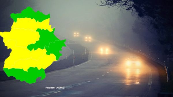 alerta amarilla por niebla