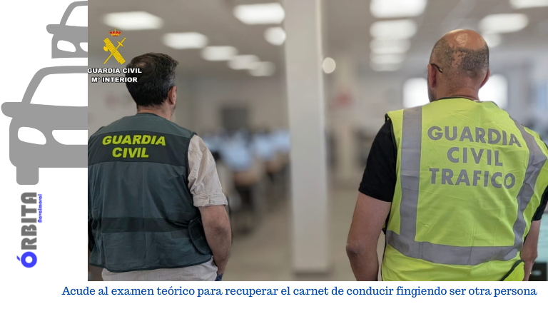 Acude al examen teórico para recuperar el carnet de conducir fingiendo ser otra persona